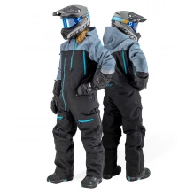 Scott Roop Monosuit Dame -Sor/Blå Godt foret touringdress, 200/180g