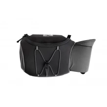 Belt bag, unisex, black/grey, one size, single