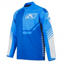 Klim Revolt 1/4 Zip Pullover Electric Blue Lemonade - Nightfall Blue