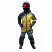 Scott DS JR Monosuit - Grønn/Grønn Teknisk/slitesterk scooterdress til barn