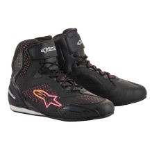 Alpinestars Sko Dam Faster-3 Rideknit Svart/Gul/Rosa