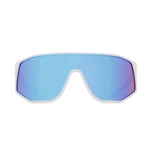 Spect Red Bull Dash Sunglasses Shiny White-Blue w Smoke Blue Mirror lens