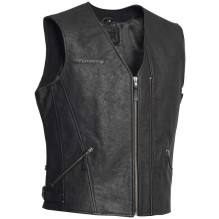 Halvarssons Skinnväst Cut Svart