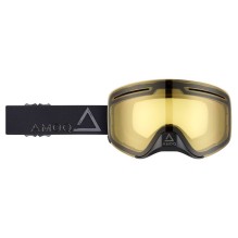 AMOQ Vision Vent+ Magnetic Skoterglasögon Blackout - Yellow