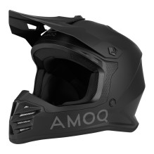 AMOQ Meteor V2 JUNIOR MX Hjelm Blackout