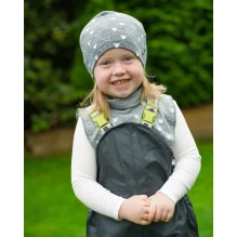 KATTNAKKEN Lue Merinoull Barn - Grå Melert 4-8 år