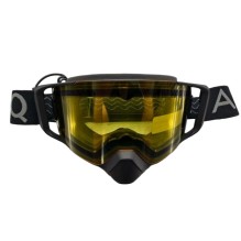 AMOQ Burner goggles Magnetic Dual Lens HEATED, yellow