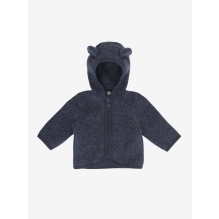 Huttelihut Jacket Ears Wool Fleece - Ombre Blue Melange