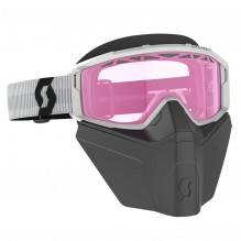 Scott Primal Safari Facemask - Hvit Rosa Linse