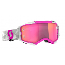 Scott Fury MX Brille - JP61 Edition Rosa Chrome WORKS Linse